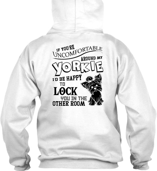 Around My Yorkie T Shirt, I Love My Dog T Shirt