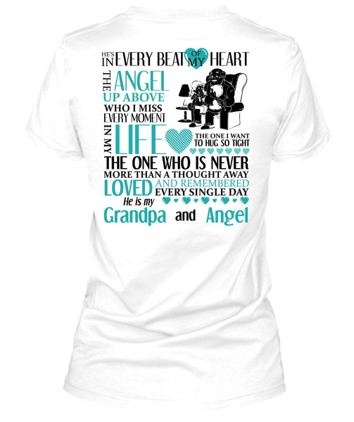 Grandpa And Angel T Shirt, I Love Grandpa T Shirt