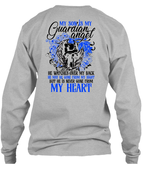My Son Is My Guardian Angel T Shirt, I Love Son T Shirt