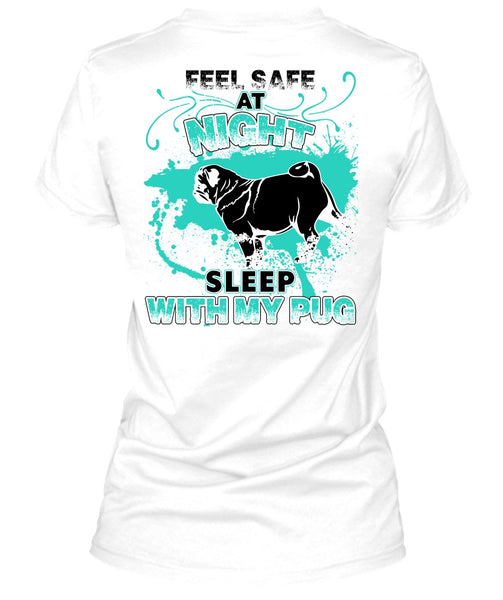 Sleep With My Pug T Shirt, I Love Pug T Shirt