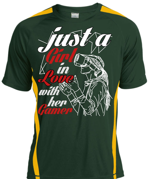 Just A Girl In Love With Her Gamer T Shirt, Being A Gamer T Shirt, Cool Shirt