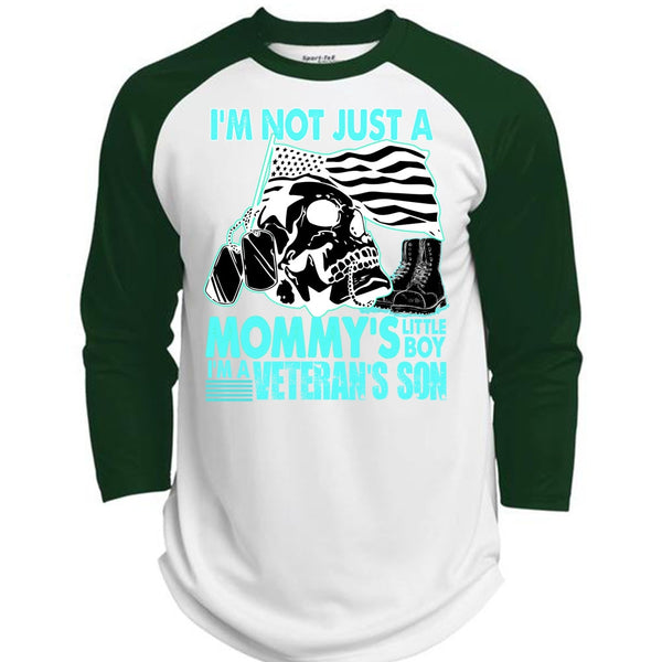 I'm A Veteran's Son T Shirt, I Love Veteran T Shirt, Awesome T-Shirts  (Polyester Game Baseball Jersey)
