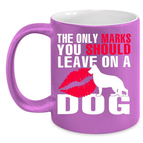 The Only Marks You Should Leave On A Dog Coffee Mug, Cute Coffee Cup