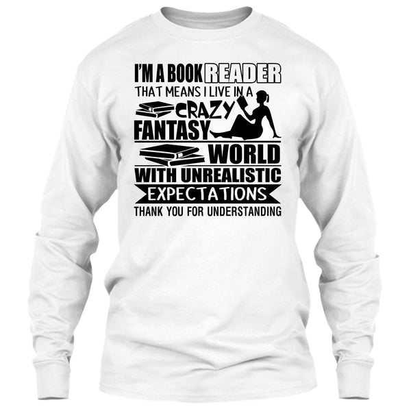 I'm A Book Reader T Shirt, Coolest Book Reader T Shirt