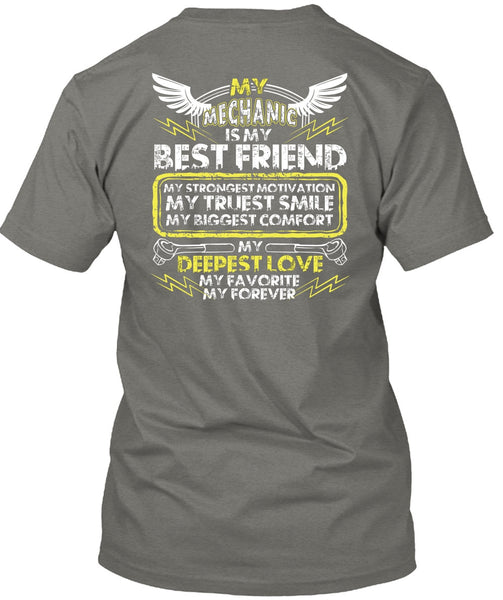 My Mechanic Is My Best Friend T Shirt, My Favorite My Forever T Shirt