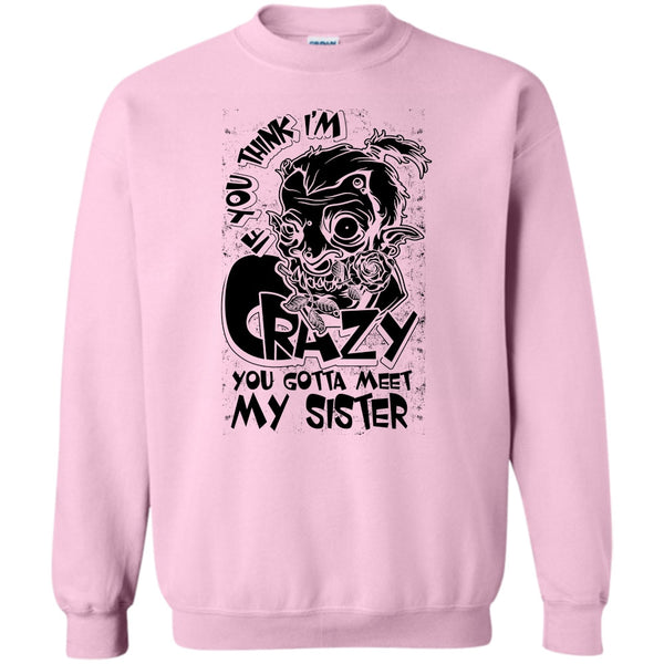 Coolest Sister T Shirt, If You Think I'm Crazy Sweatshirt