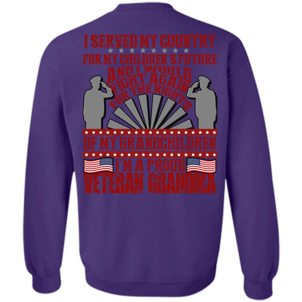 My Children's Future T Shirt, I Love Veteran Sweatshirt
