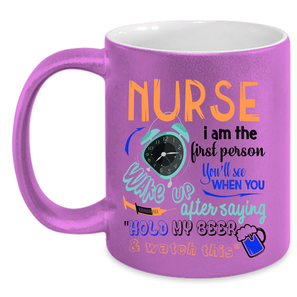 Awesome Gift For Nurses Coffee Mug, Nurse Accent Mug