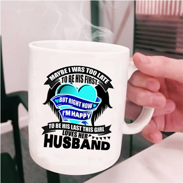 Cute Wedding Coffee Mug, This Girl Loves Her Husband Cup