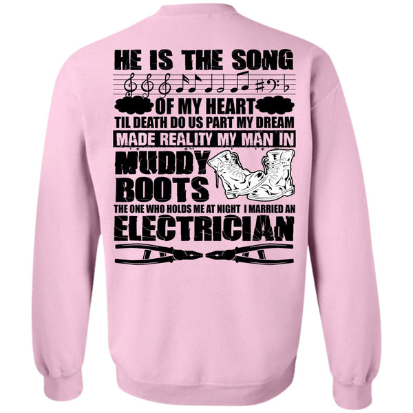 I Love Electrician T Shirt, I Married An Electrician Sweatshirt