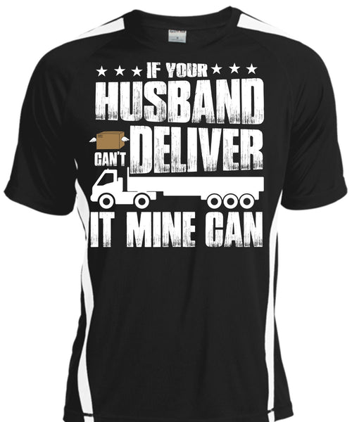 A black t-shirt with the shopify logo