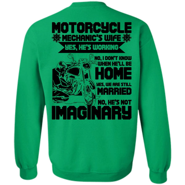 I Love Mechanic T Shirt, Motorcycle Mechanic's Wife Sweatshirt