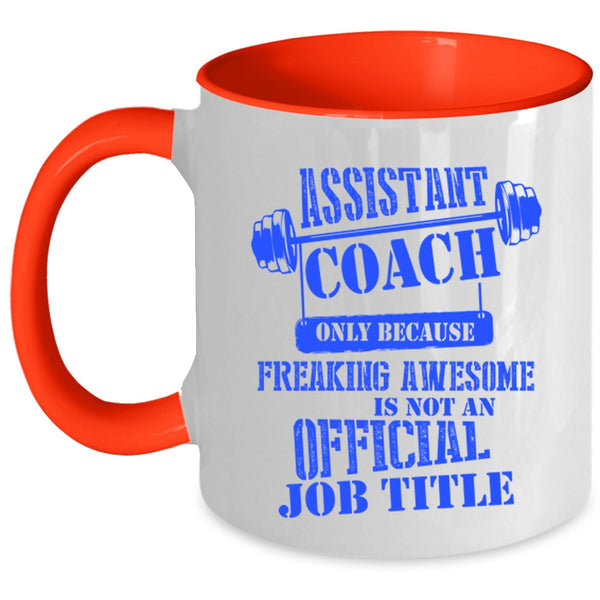 Awesome Assistant Coach Coffee Mug, Assistant Coach Accent Mug