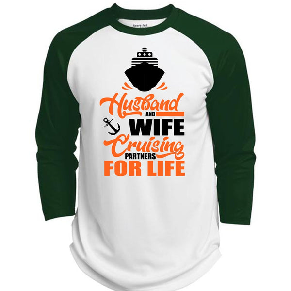 Husband And Wife Cruising T Shirt, I Love Cruising T Shirt, Awesome T-Shirts  (Polyester Game Baseball Jersey)