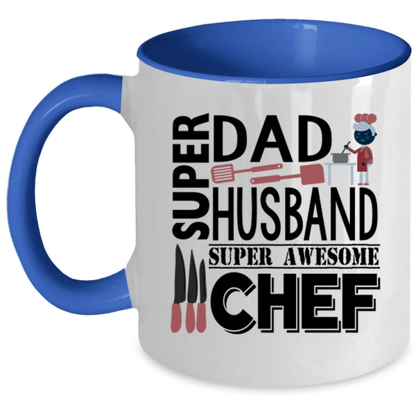Awesome Chef Coffee Mug, Dad And Husband Accent Mug