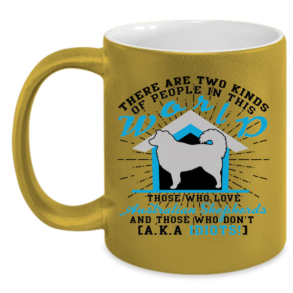 Cool Dogs Coffee Mug, Love Australian Shepherds Accent Mug