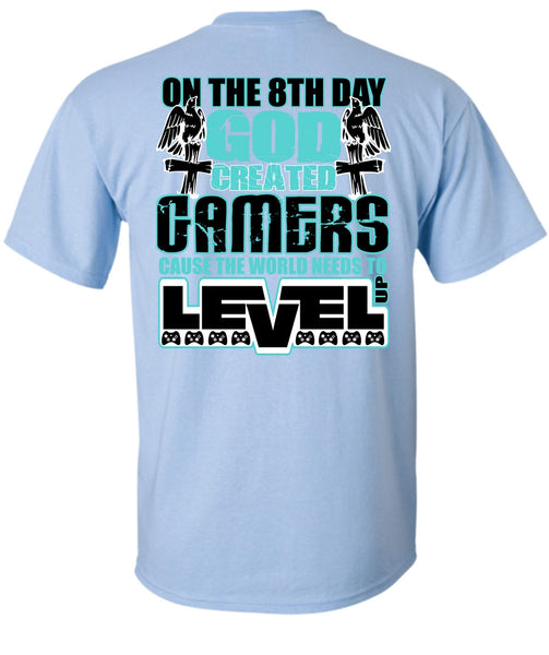 God Created Gamers T Shirt, I Love Gaming T Shirt