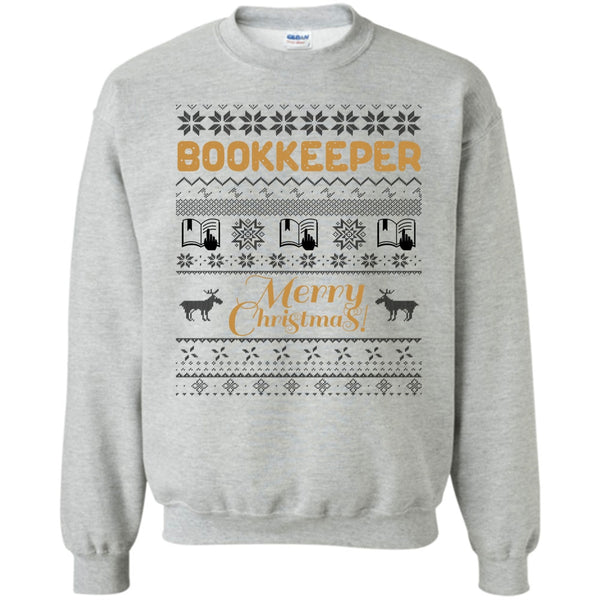 Gift For Merry Christmas T Shirt, Bookkeeper Merry Christmas Sweatshirt