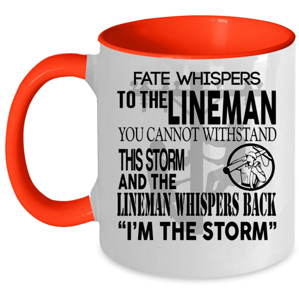 Best Gift For Lineman Coffee Mug, Cool Linemen Accent Mug