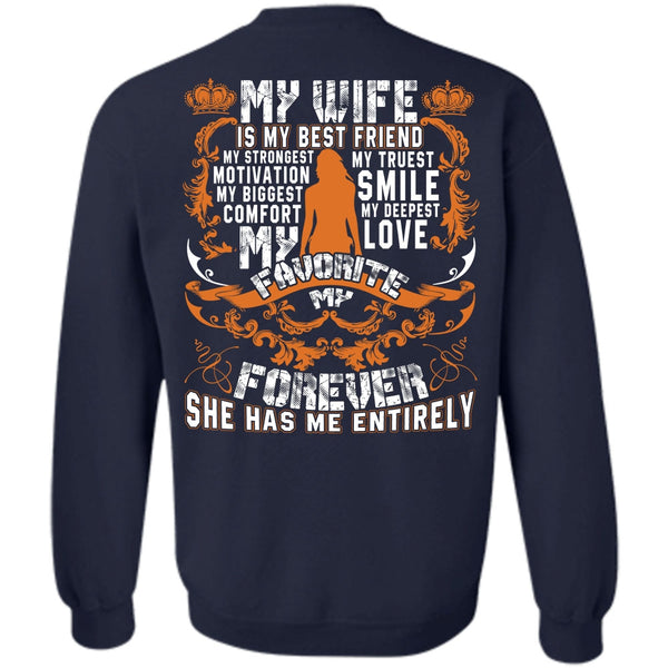 My Love My Favorite T Shirt, I Love Wife Sweatshirt