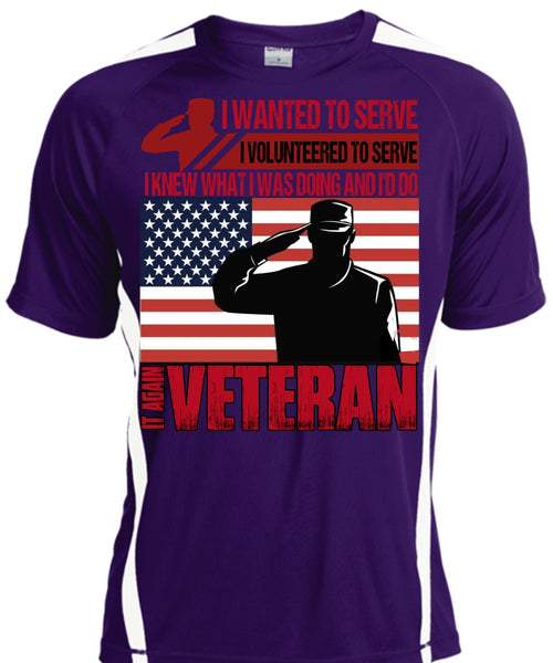 It Again Veteran T Shirt, I Wanted To Serve T Shirt, Cool Shirt