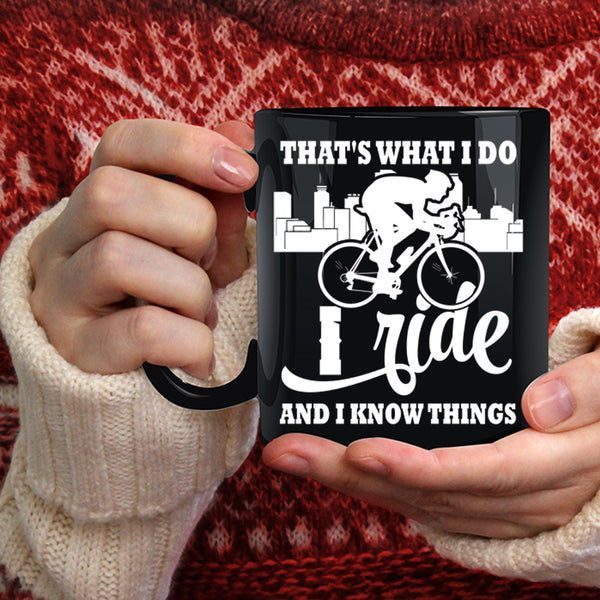 I Ride Coffee Mug, I Love Riding Coffee Cup