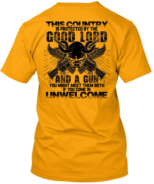 Good Lord And A Gun T Shirt, I Love Gunning T Shirt