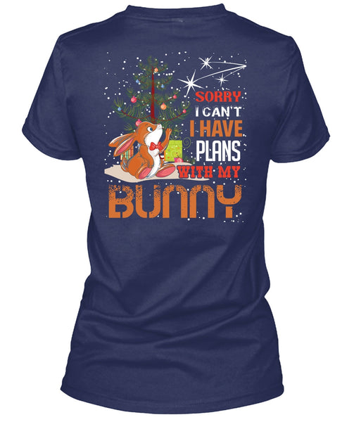 I Have Plans With My Bunny T Shirt, I Love Christmas T Shirt