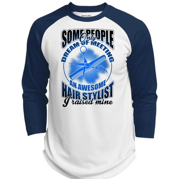 Awesome Hair Stylist T Shirt, I Love Hair Stylist T Shirt, Awesome T-Shirts  (Polyester Game Baseball Jersey)