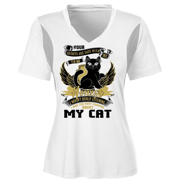 I Was Too Busy Thinking About My Cat T Shirt, I Love My Cat T Shirt, Awesome T-Shirts