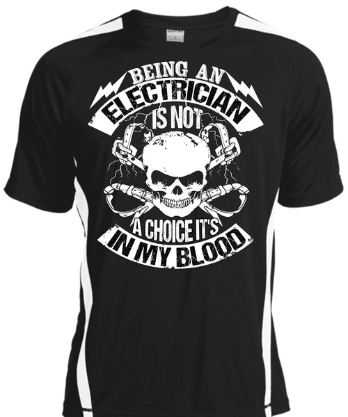 A black t-shirt with the shopify logo