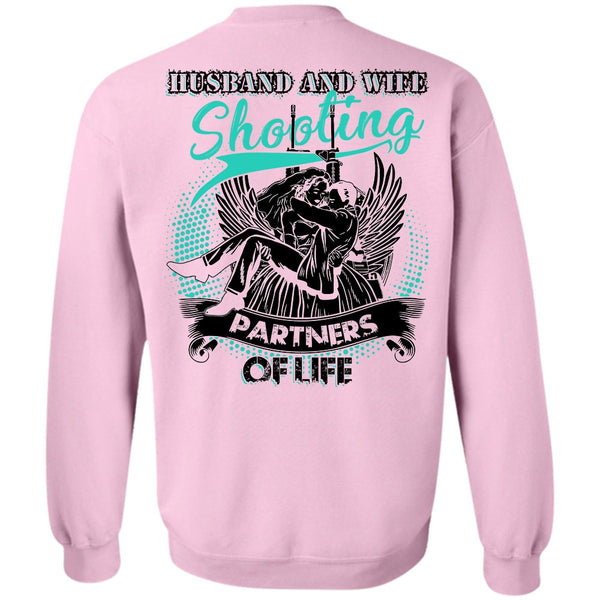 I Love Husband T Shirt, Husband And Wife Shooting Partners Of Life Sweatshirt