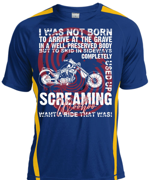 I Was Not Born To Arrive T Shirt, Being A Biker T Shirt, Cool Shirt