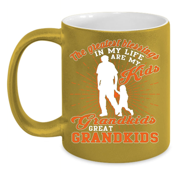 My Kids Coffee Mug, Grandkids Great Grandkids Coffee Cup