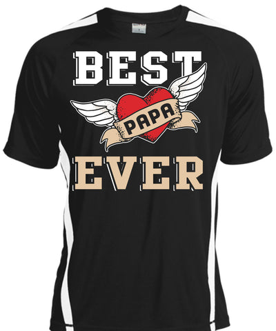 A black t-shirt with the shopify logo