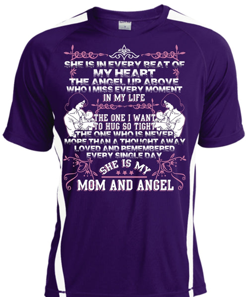 She Is My Mom And Angel T Shirt, I Love Mom T Shirt, Cool Shirt