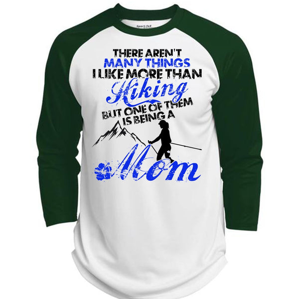 I Like More Than Hiking T Shirt, I Love Hiking T Shirt, Awesome T-Shirts  (Polyester Game Baseball Jersey)