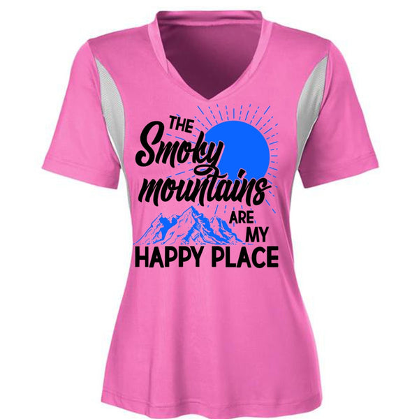 The Smoky Mountains Are My Happy Place T Shirt, I Love Hiking T Shirt, Awesome T-Shirts