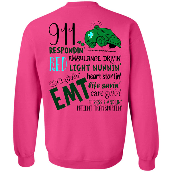 Being A Doctor T Shirt, EMT Heart Starting Life Saving Sweatshirt