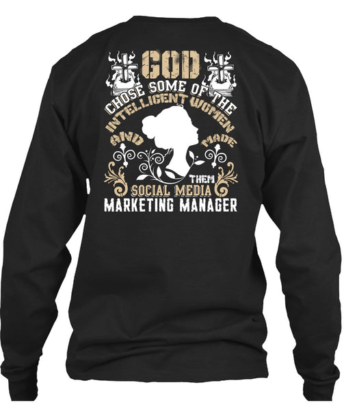 Social Media Marketing Manager T Shirt, Intelligent Women T Shirt