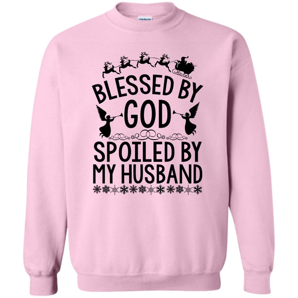Merry Christmas Gift T Shirt, Blessed By God Sweatshirt