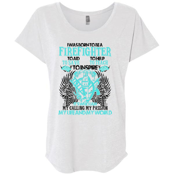 I Was Born To Be A Firefighter T Shirt, I Love Firefighter T Shirt, Awesome T-Shirts