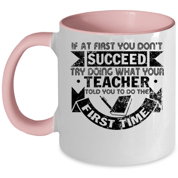 Funny Gift For Teacher Coffee Mug, Cool Teacher Accent Mug