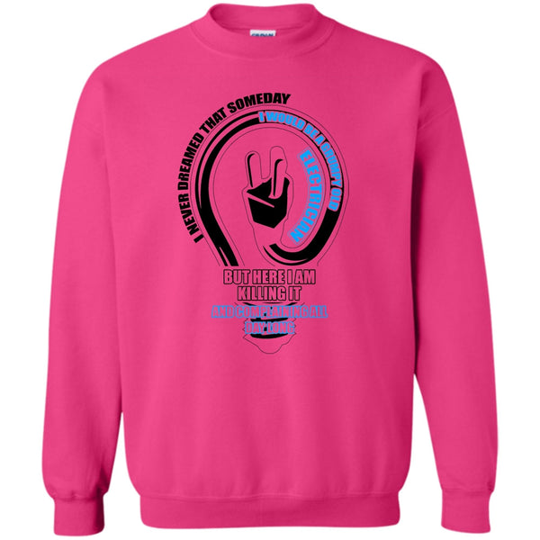 Gift For Electrician T Shirt, Grumpy Old Electrician Sweatshirt