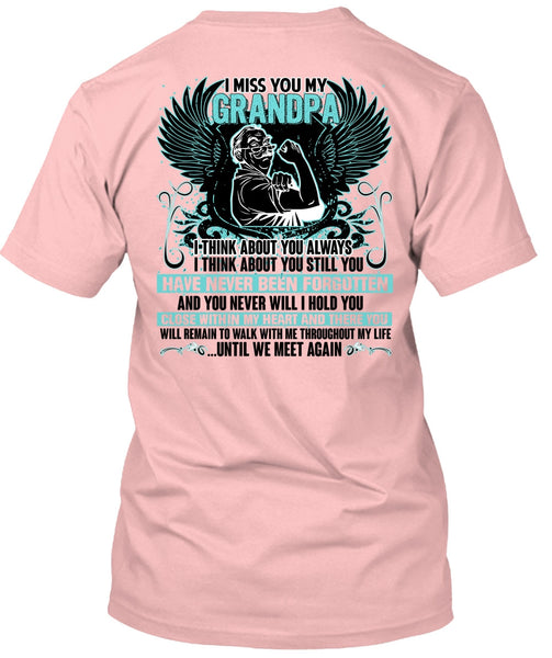 I Miss You My Grandpa T Shirt, I Love Grandpa T Shirt