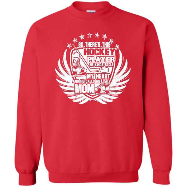 He Calls Me Mom T Shirt, Coolest Hockey Mom Sweatshirt