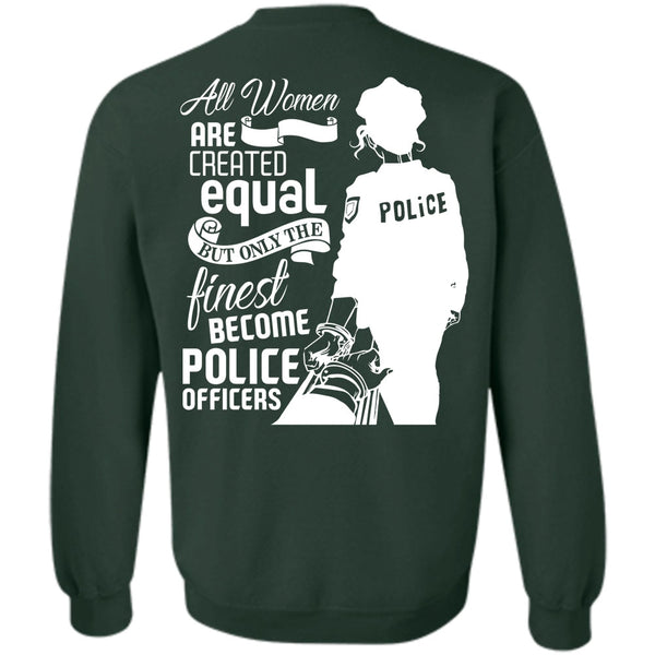 Become Police Officer T Shirt, I Love Police Sweatshirt