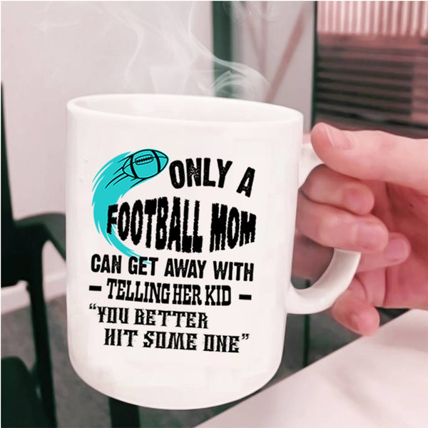 Awesome Football Mom Coffee Mug, Football Mom Cup