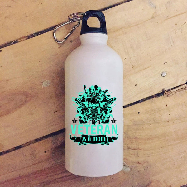 I'm A Veteran And A Mom 20 oz Stainless Steel Bottle,Gift For Veterans Day Outdoor Sports Water Bottle