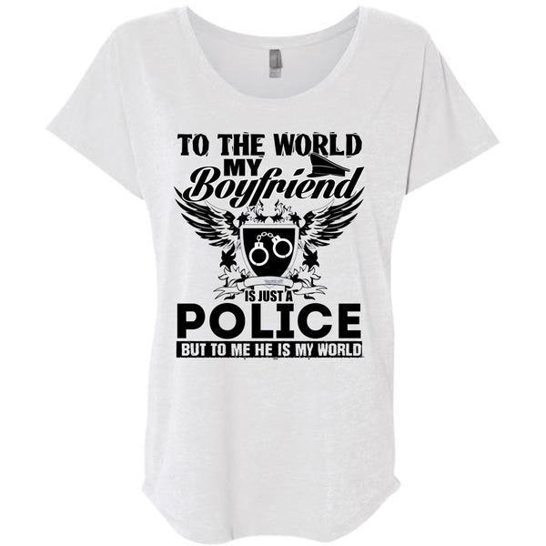 My Boyfriend Is Just A Police T Shirt, I Love Police T Shirt, Awesome T-Shirts